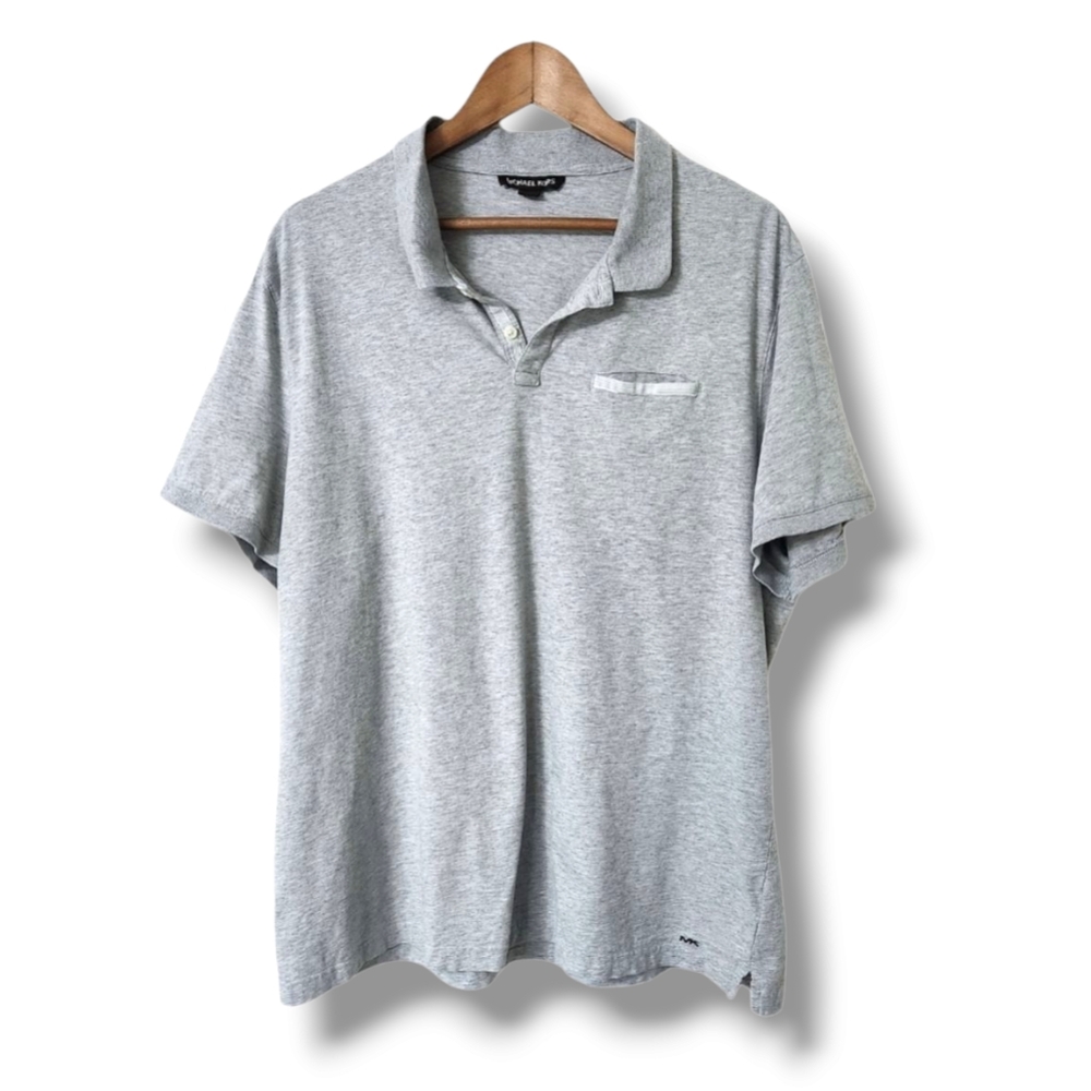 Michael Kors Pocketed Short Sleeve Polo Shirt | XXL